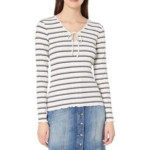 Jessica Simpson Esme Striped Keyhole Top